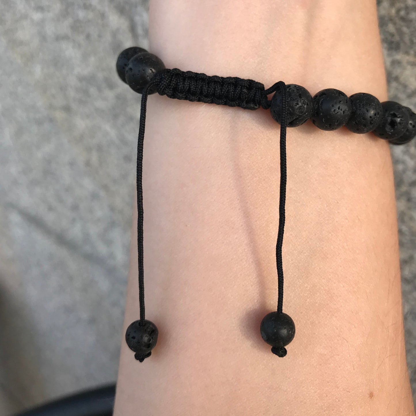 Pulseira Ajustável com Pedras Vulcânicas - REF5006