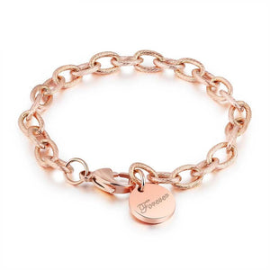 Pulseira Medalha Forever em Aço - REF1116 - PIME.pt