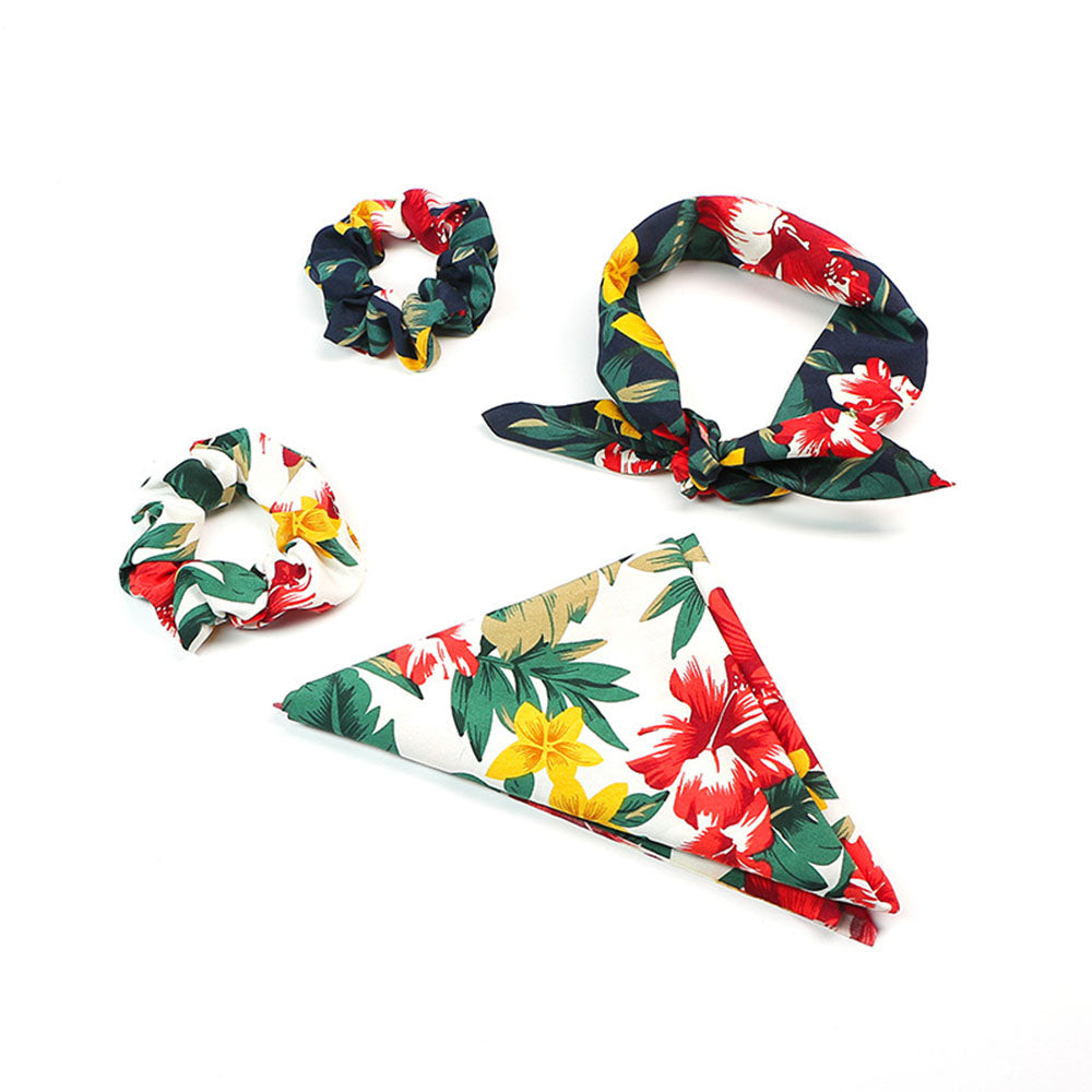 Elástico para o Cabelo Flores e Folhas da Amazónia - REF1375 - PIME.pt