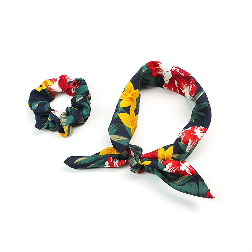 Elástico para o Cabelo Flores e Folhas da Amazónia - REF1375 - PIME.pt