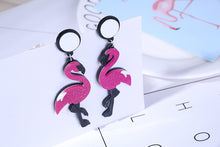 Carregar imagem no visualizador da galeria, Brincos Flamingo Rosa - REF1344 - PIME.pt