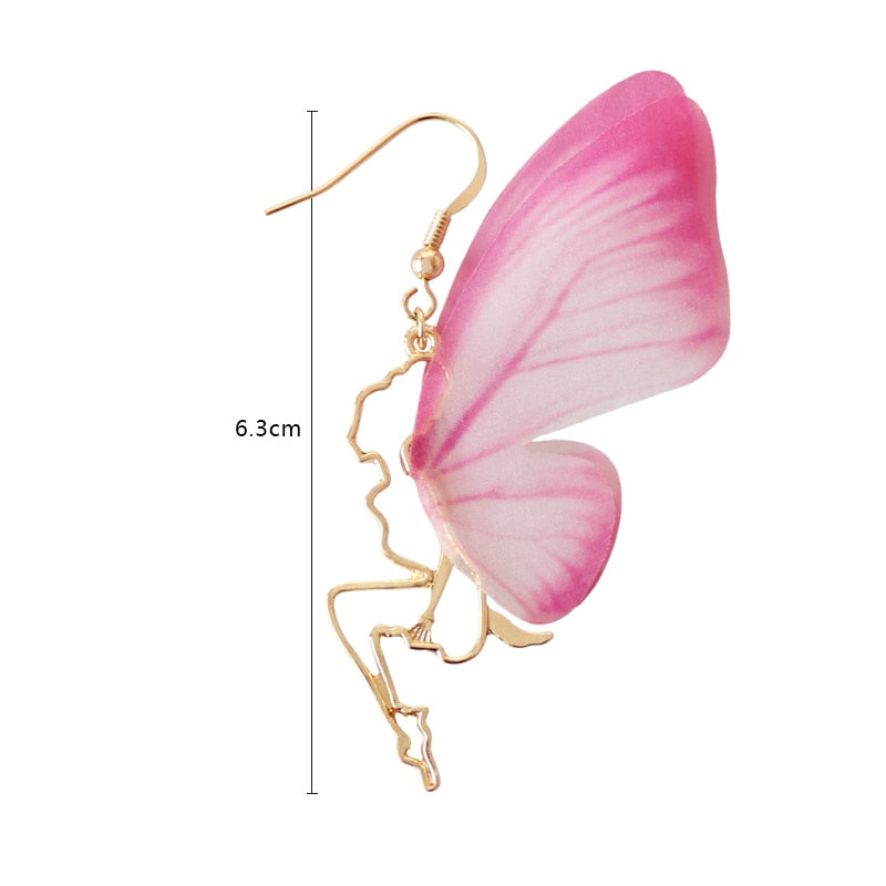 Brincos Mulher Asas de Borboleta - REF1601 - PIME.pt