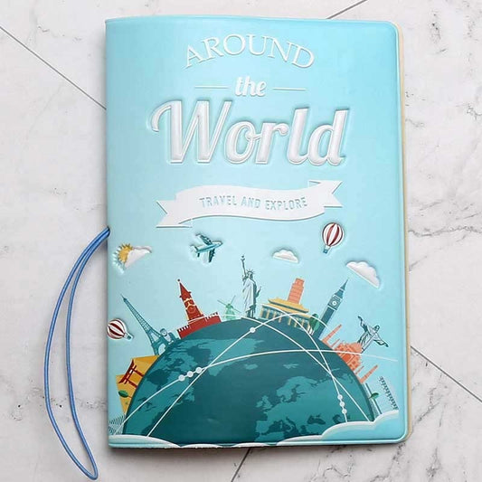 Capa para Passaporte - Viajar à Volta do Mundo - REF1380 - PIME.pt