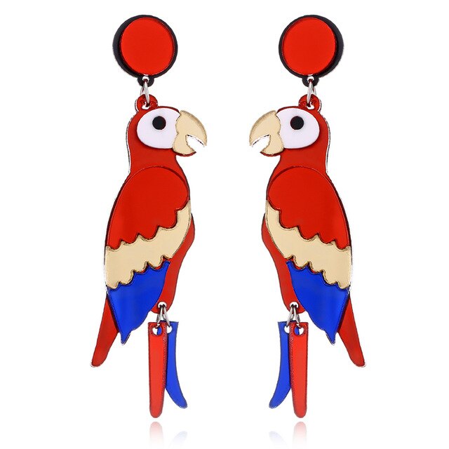 Brincos Papagaio - REF1358 - PIME.pt