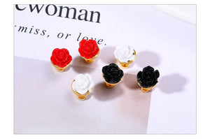 Brincos Rosas em Aço - REF1173 - PIME.pt