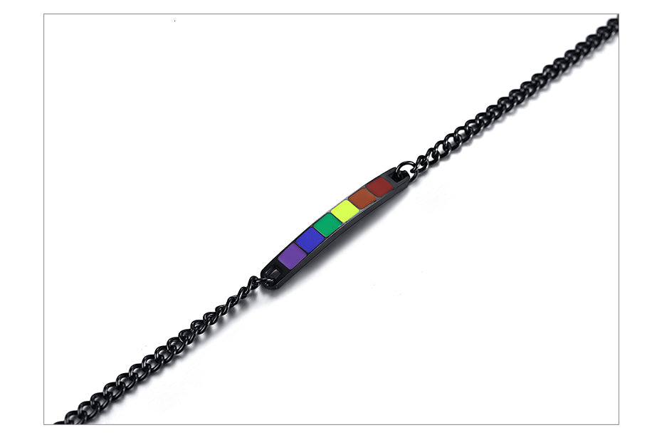 Pulseira para Namorados ou Casais - LGBT - em Aço - REF1069 - PIME.pt