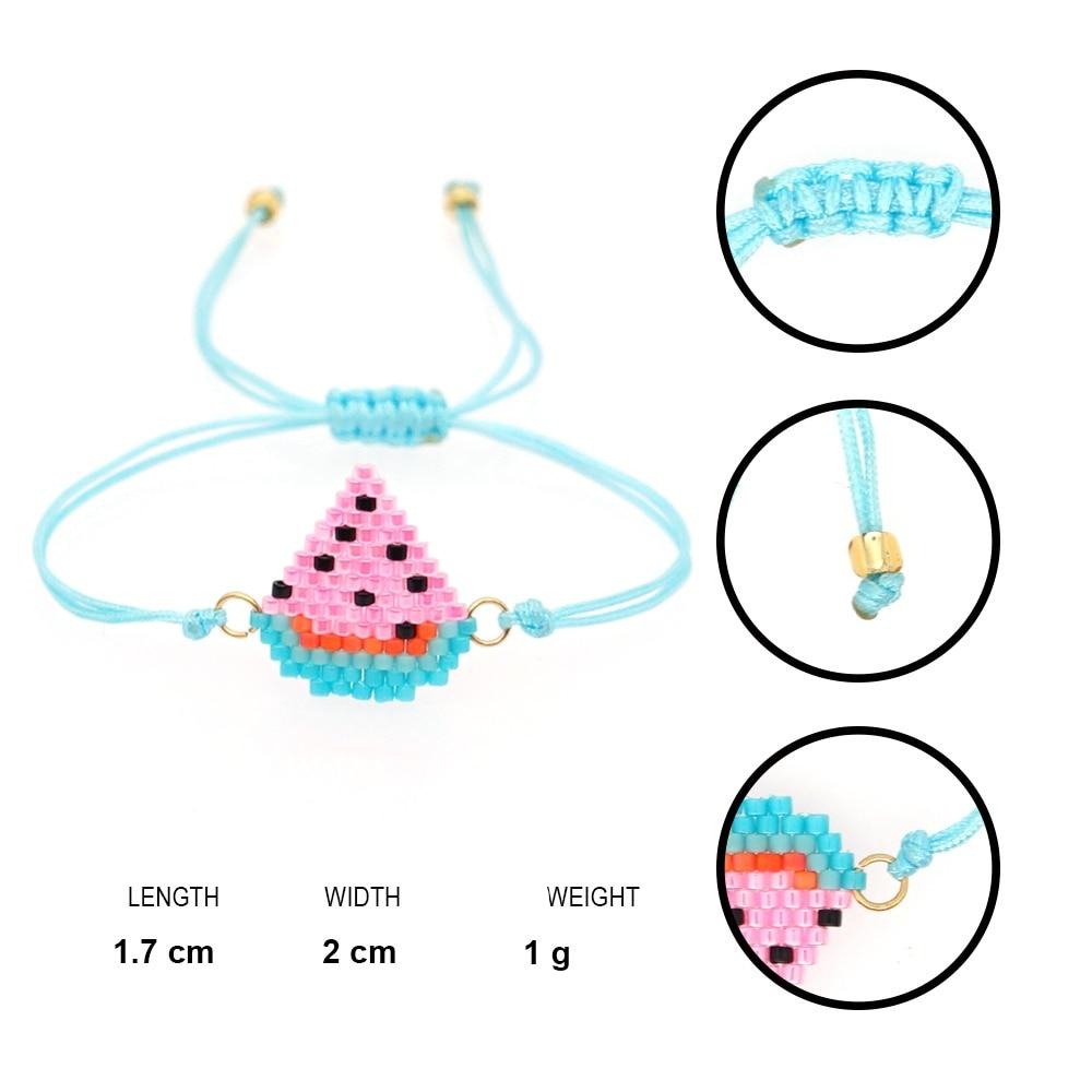 Pulseira Melancia com Missangas - REF1516 - PIME.pt