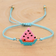 Carregar imagem no visualizador da galeria, Pulseira Melancia com Missangas - REF1516 - PIME.pt