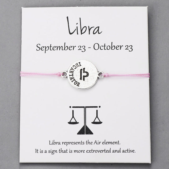 Pulseira Signos do Zodíaco - 12 Constelações - REF1062 - PIME.pt