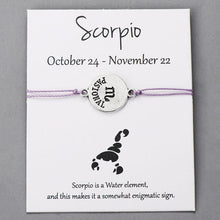 Carregar imagem no visualizador da galeria, Pulseira Signos do Zodíaco - 12 Constelações - REF1062 - PIME.pt