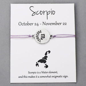 Pulseira Signos do Zodíaco - 12 Constelações - REF1062 - PIME.pt