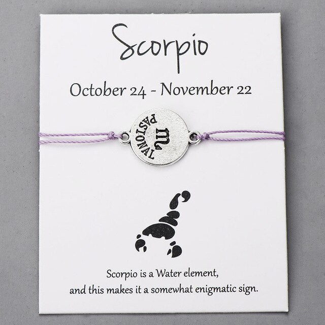 Pulseira Signos do Zodíaco - 12 Constelações - REF1062 - PIME.pt