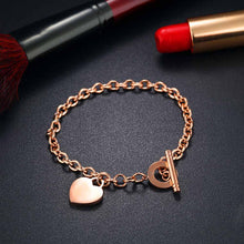 Carregar imagem no visualizador da galeria, Pulseira Coração em Aço - REF1112 - PIME.pt
