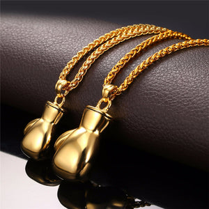 Colar Luvas de Boxe em Aço - REF1135 - PIME.pt