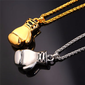 Colar Luvas de Boxe em Aço - REF1135 - PIME.pt