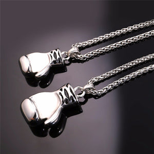 Colar Luvas de Boxe em Aço - REF1135 - PIME.pt