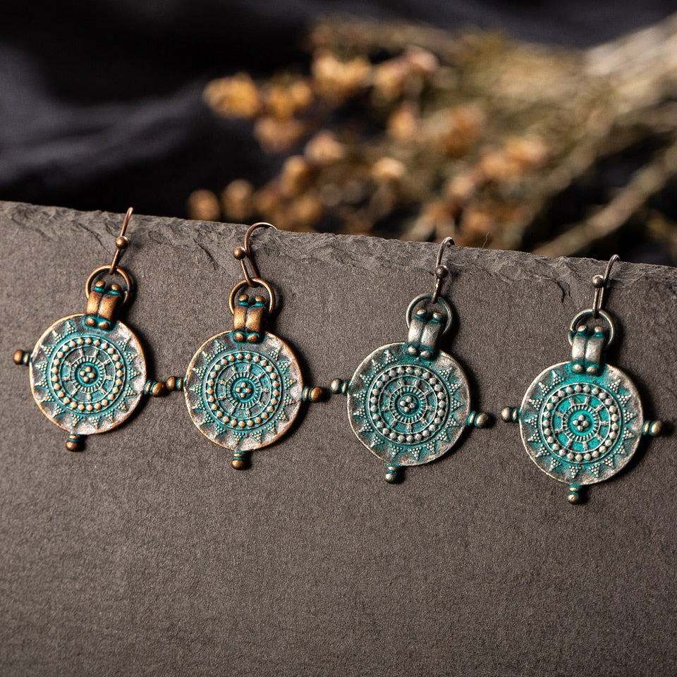 Brincos Moedas Vintage - REF1235 - PIME.pt