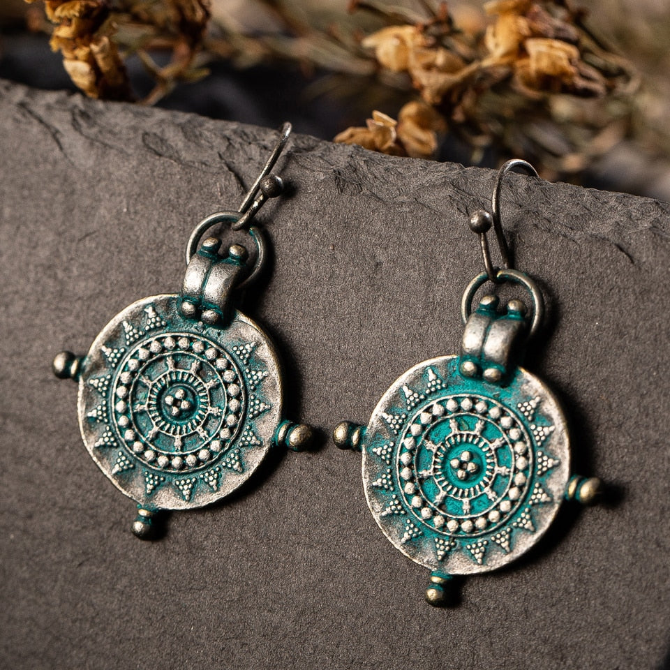 Brincos Moedas Vintage - REF1235 - PIME.pt