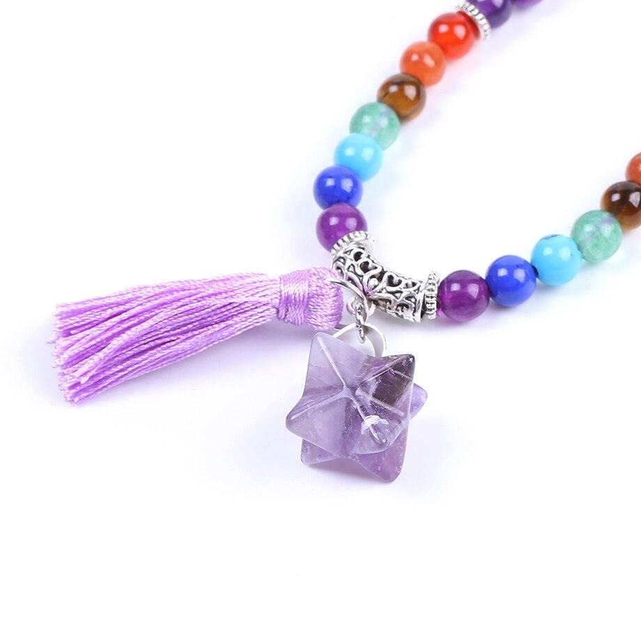 Japamala Ametista com Estrela e Tassel - REF1803