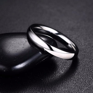 Aliança Prateada (3mm) em Aço para Casamento, Namoro ou Compromisso - REF1650 - PIME.pt