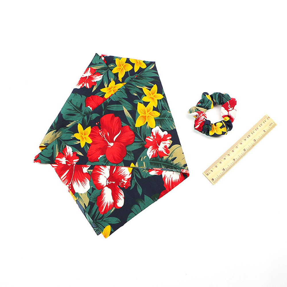 Elástico para o Cabelo Flores e Folhas da Amazónia - REF1375 - PIME.pt