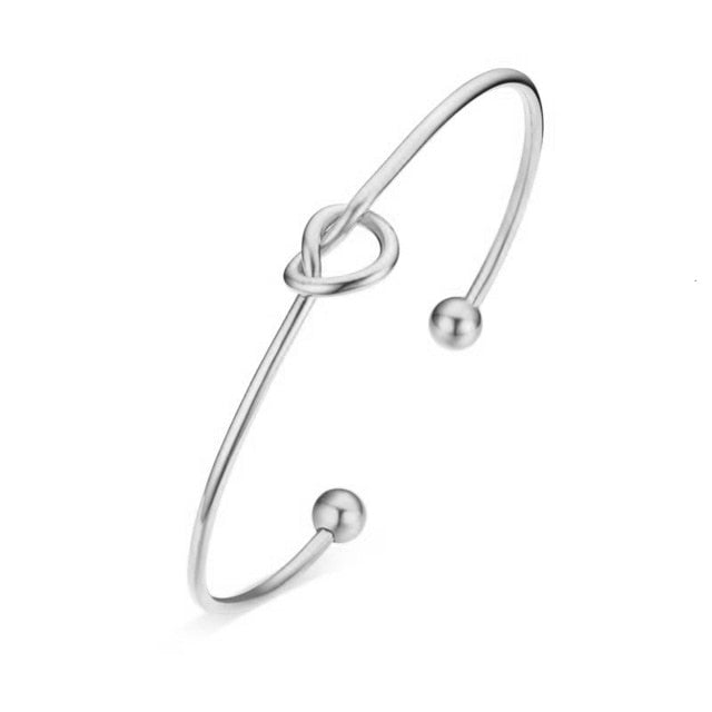 Pulseira com Nó Central em Aço - REF1578 - PIME.pt