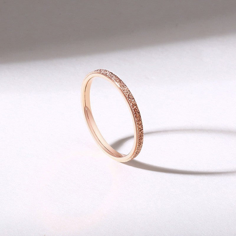 Anel Superfície de Areia (2mm) em Aço - REF1155 - PIME.pt