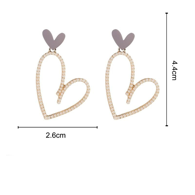 Brincos Dois Corações - REF1347 - PIME.pt