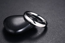 Carregar imagem no visualizador da galeria, Aliança Prateada (3mm) em Aço para Casamento, Namoro ou Compromisso - REF1650 - PIME.pt