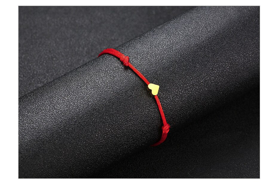 Pulseira Fio Ajustável com Pequeno Coração - REF1577 - PIME.pt