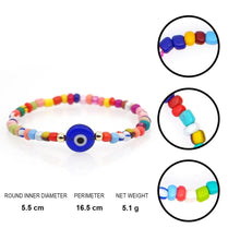Carregar imagem no visualizador da galeria, Pulseira Colorida com Olho Grego - REF1526 - PIME.pt