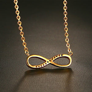 Colar Infinito com Brilhantes em Aço - REF1548 - PIME.pt