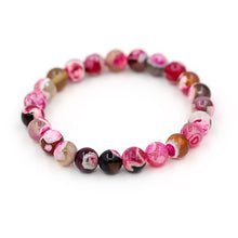 Carregar imagem no visualizador da galeria, Pulseira Pedra Natural Tons de Rosa - REF1620 - PIME.pt