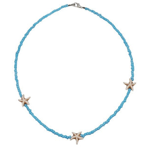 Colar de Missangas com Estrelas do Mar - REF1406 - PIME.pt