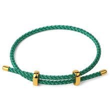 Carregar imagem no visualizador da galeria, Pulseira Ajustável Efeito Corda com Ajustadores em Aço - REF12125