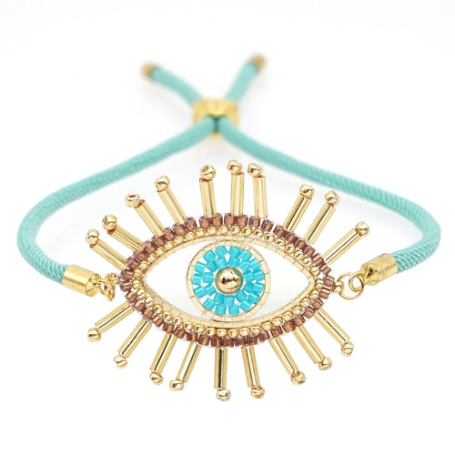 Pulseira Ajustável Olho Azul - REF1525 - PIME.pt