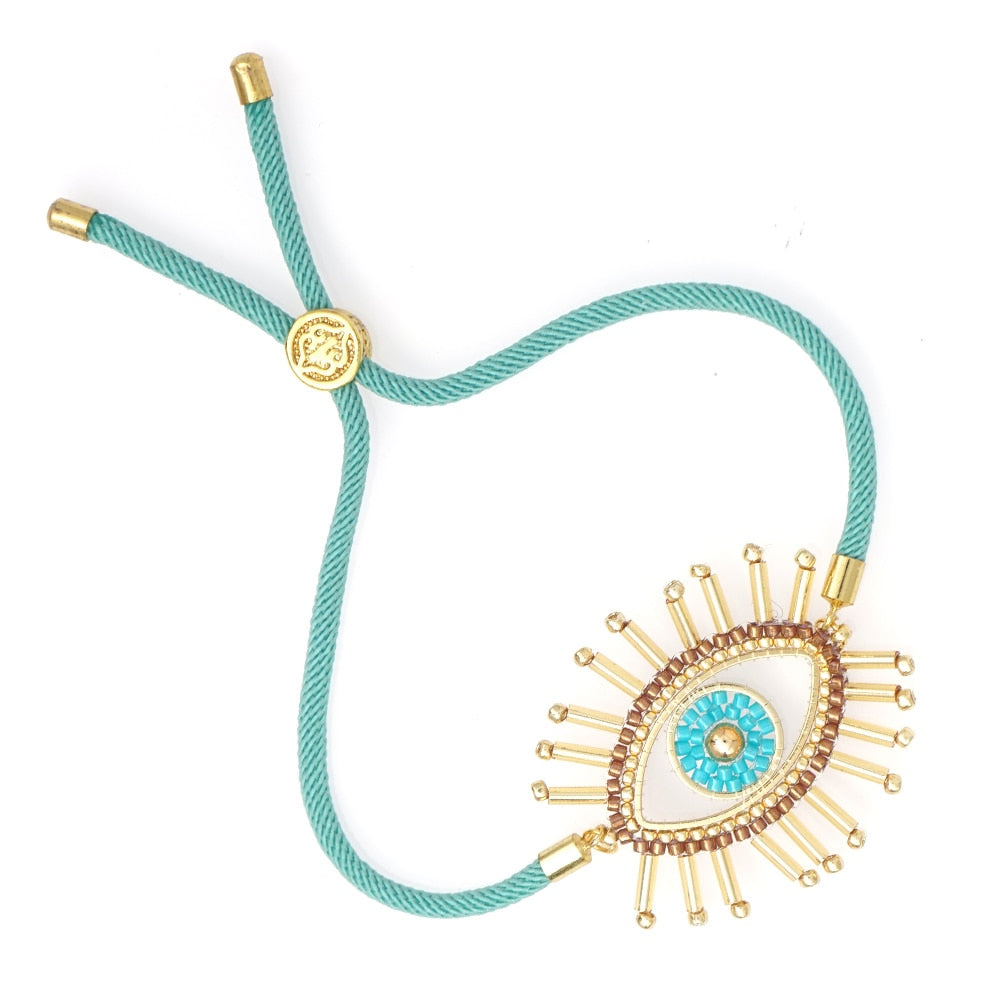 Pulseira Ajustável Olho Azul - REF1525 - PIME.pt