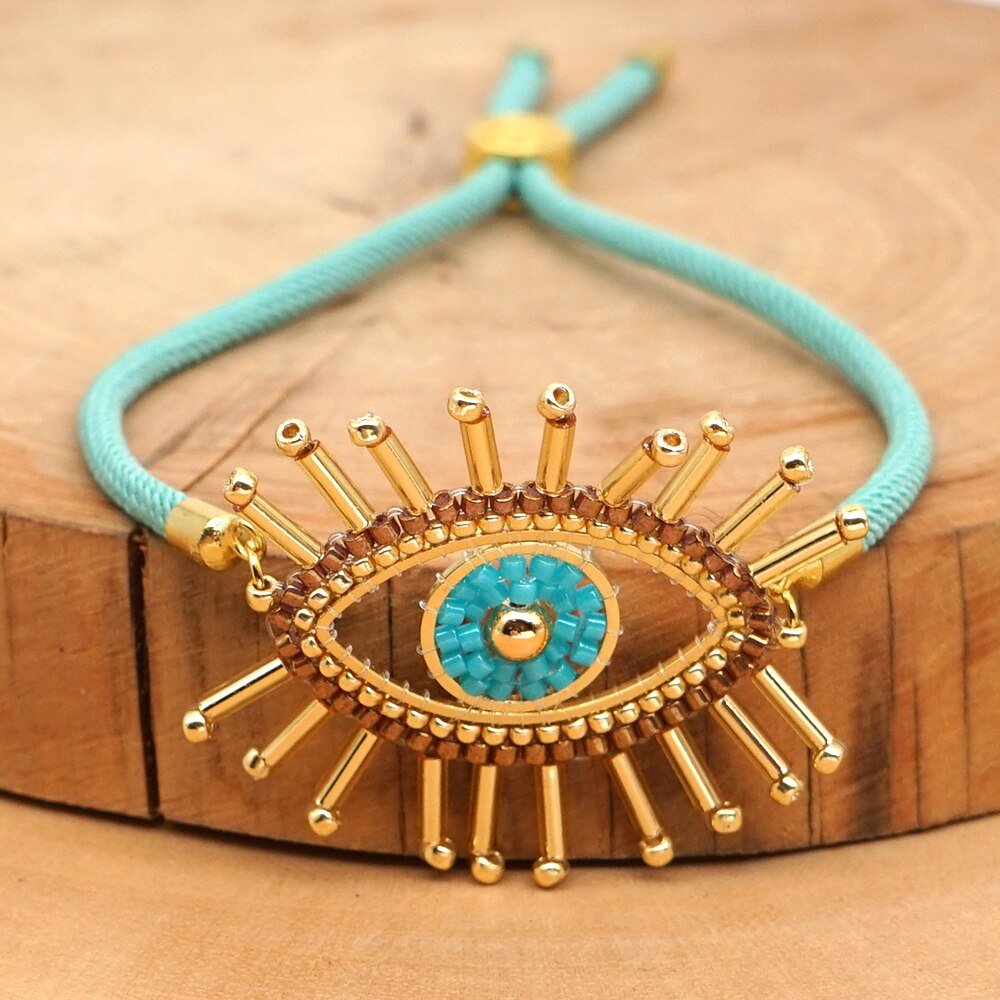 Pulseira Ajustável Olho Azul - REF1525 - PIME.pt