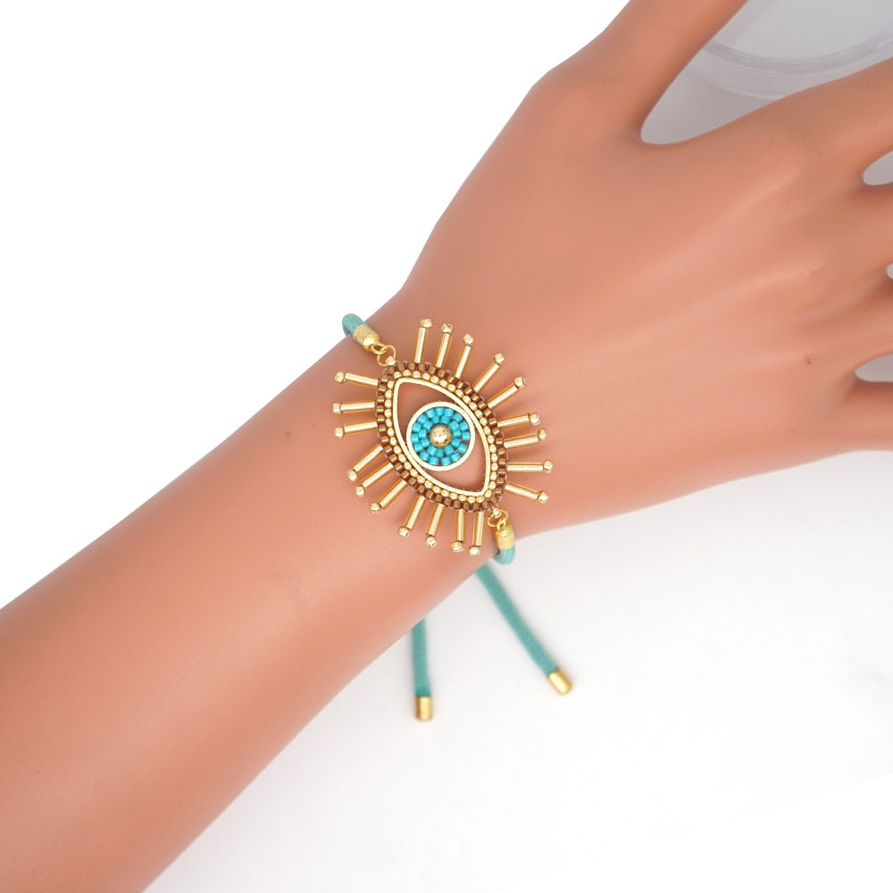Pulseira Ajustável Olho Azul - REF1525 - PIME.pt