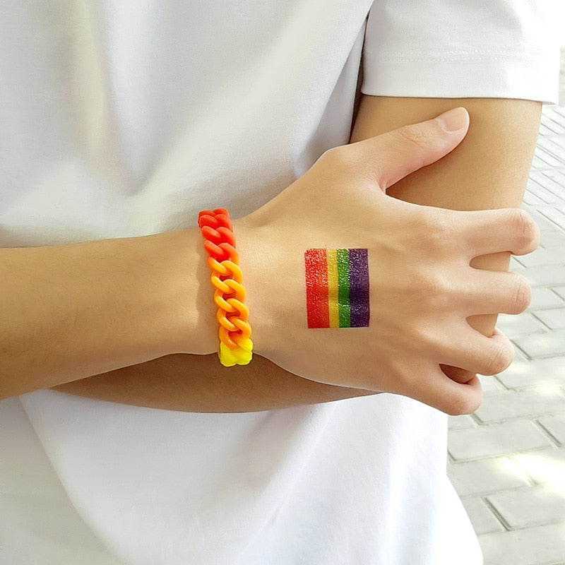Pulseira O Amor É Para Todos em Silicone - REF1394 - PIME.pt