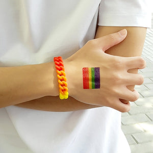 Pulseira O Amor É Para Todos em Silicone - REF1394 - PIME.pt