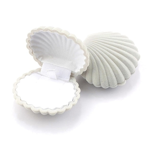 Caixa para Aliança/Anel/Colar - Concha do Mar - REF2460 - PIME.pt