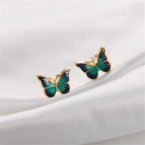 Brincos Borboletas Verdes - REF1597 - PIME.pt
