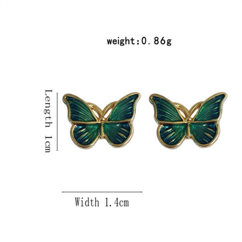 Brincos Borboletas Verdes - REF1597 - PIME.pt