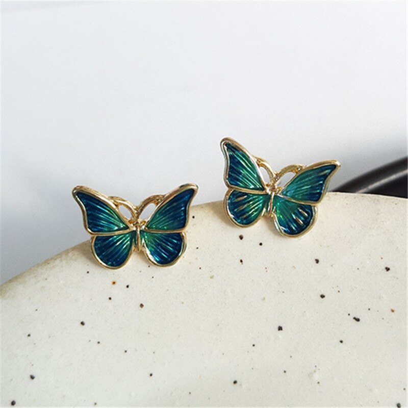 Brincos Borboletas Verdes - REF1597 - PIME.pt