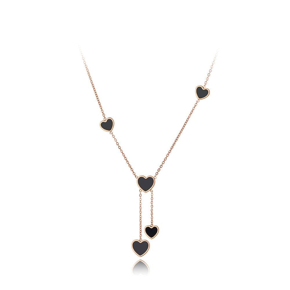 Colar Corações em Aço - REF1592 - PIME.pt