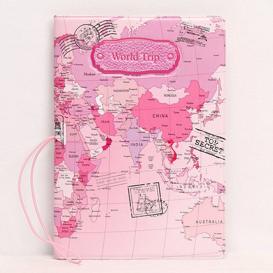 Capa/Carteira para Passaporte - Viagens pelo Mundo - REF1378 - PIME.pt