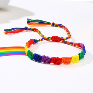 Pulseira Ajustável Arco-Íris (Love is Love) - REF1393 - PIME.pt