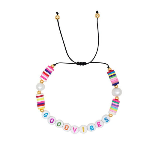 Pulseira Good Vibes  (Boas Vibrações) - REF1519 - PIME.pt