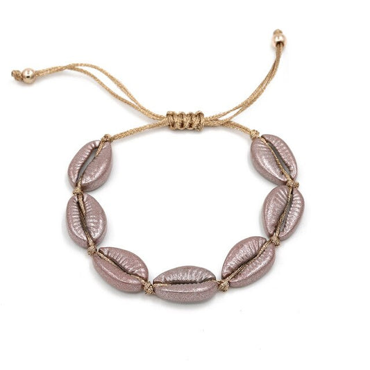 Pulseira Búzios Tons de Dourado - REF1632 - PIME.pt